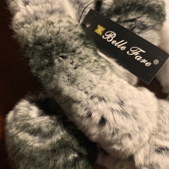 Rex Rabbit Fur Scarf (Chinchilla) - Italia - Picture 6 of 7